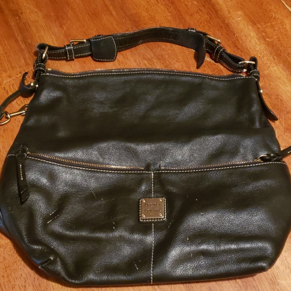 Black Leather Dooney bag